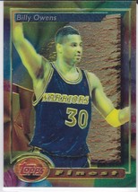 M) 1993- 94 NBA Topps Finest Basketball Trading Card Billy Owens #65 - £1.54 GBP