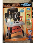 Kids Boys Child Play Black Decker Junior Power Tool Workshop Work Toy Dr... - £48.93 GBP
