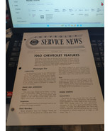 Chevrolet Service News Volume 31 October 1959 #9 - 1960 Chevrolet Features - $126.94 MXN