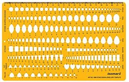 Isomars Jewelry Designing Template-Combination Stone Shapes Plastic Stencils - £20.55 GBP