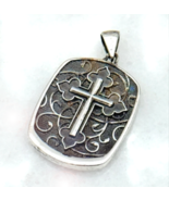 HAUNTED NECKLACE THE VEILED ASCENSION CROSS STILLNESS MAGICK HIGHEST MAG... - $509.77