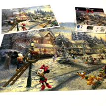 Ceaco Disney Mickey&#39;s Victorian Christmas Jigsaw Puzzle 1000 pc Thomas K... - £11.01 GBP