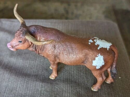 Primary image for Schleich Texas Longhorn Bull AM Limes 69 D-73527 COW CATTLE Figurine 2012