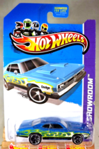 2013 Hot Wheels #217 HW Showroom-Heat Fleet &#39;71 DODGE DEMON Teal w/Black MC5 Sp - £7.47 GBP