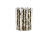 Dried Leaf Glass Candle Holder 8&quot;H - $63.22
