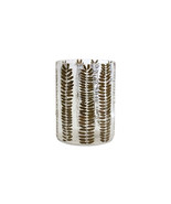 Dried Leaf Glass Candle Holder 8&quot;H - $63.22