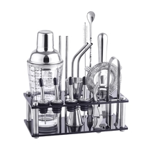 Professional Set 17 in 1 400 ml graduated Shaker and Stainless steel accessories - £59.32 GBP