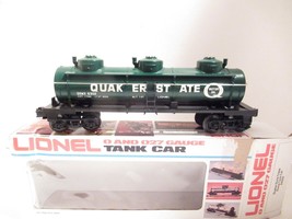 Lionel Trains - 6302 Quaker State 3 Dome Tank Car - 0/027- New -H1C - £25.89 GBP