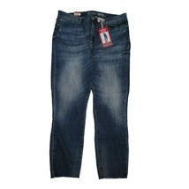 Levi Strauss High Rise ankle Skinny Blue Jeans New Women 16 Distressed S... - £20.93 GBP