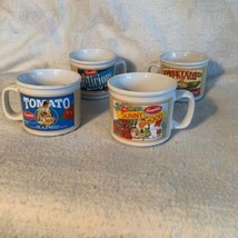 Set of 4 Campbell&#39;s Soup Large Mug Cups Tomato Soup is a Fruit Sunny Goo... - £29.14 GBP