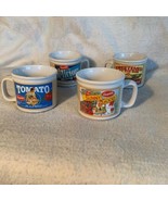 Set of 4 Campbell&#39;s Soup Large Mug Cups Tomato Soup is a Fruit Sunny Goo... - $51.07 CAD