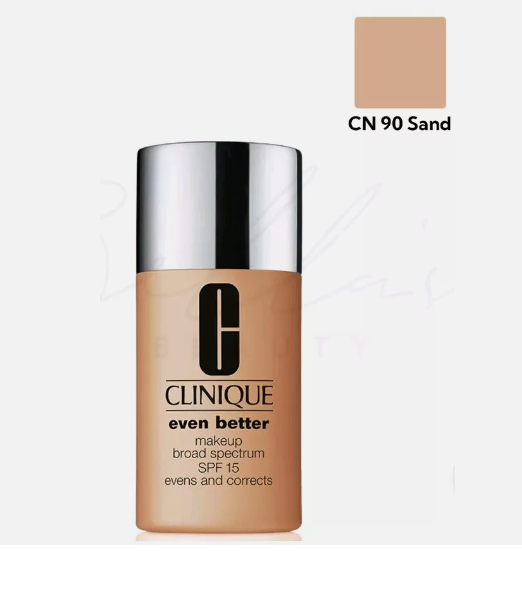 Clinique Even Better Makeup Broad Spectrum SPF15 CN 90 sand m  1oz seale... - $21.75