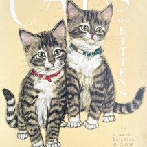 Cute Kittens Lithograph Victorian 1900s Art Print Gladys Emerson Cook DWCC6 - £79.92 GBP