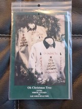 Olde World Reflections Primitive Stitchery Shirt Craft-  Oh Christmas Tree 9701 - £6.82 GBP