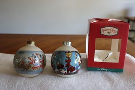 Lot 2 Disney Store Christmas Ornament Mickeys Winter Wonderland + Season... - $16.95