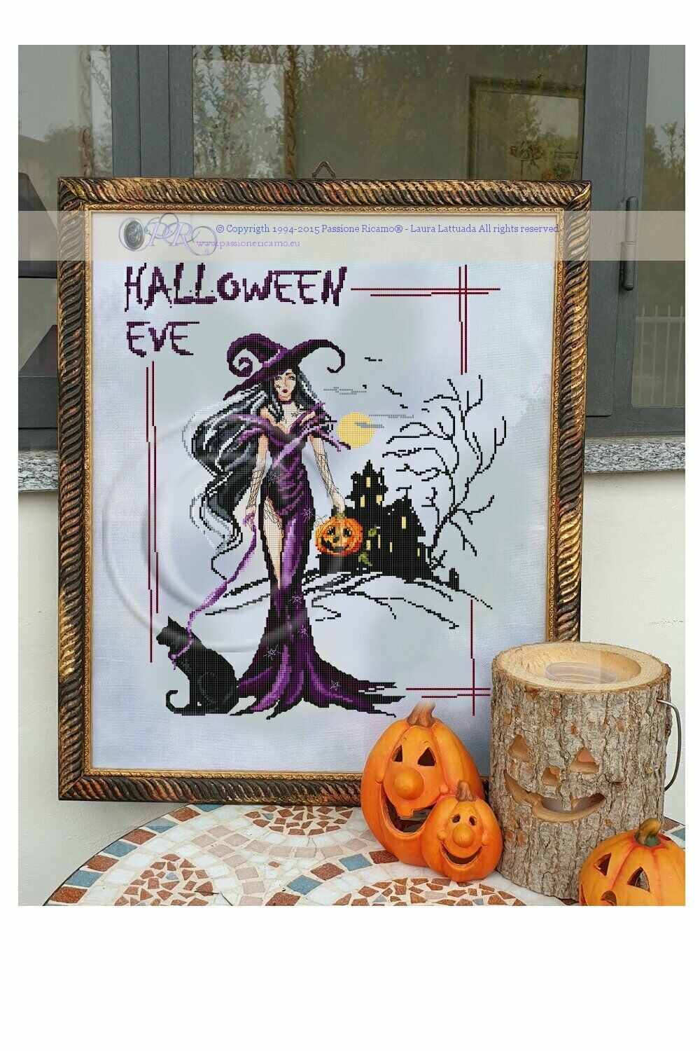Primary image for SALE! Complete Stitching Materials Halloween SPIRIT RL49 by Passione Ricamo