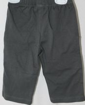 SnoPea Dark Gray Sweat Pants Elastic Waist Two Pockets Size 12 Months image 3