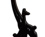 Vintage Haeger Pottery 16&quot; Giraffe Mother and Baby Sculpture - Black Cer... - £80.41 GBP