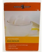 Nordic Ware 4-Cavity Hard &amp; Soft Egg Boiler White With Aluminum Insert - $16.43 CAD