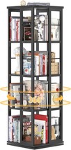 Aheaplus Rotating Bookshelf, 360 Display Wood Spinning Bookshelf, Floor,... - $3,097.76 MXN