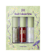 Pixi Nail Color High Shine Nail Polish Trio 3 PC Set - Glittery - £19.60 GBP