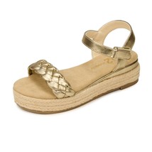 Yosi Samra Kids Miss April Wedge Sandal Gold - $712.38 MXN