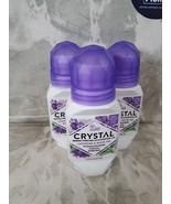 3 Pack-Crystal Mineral Deodorant,Lavender &amp; White Tea,2.25 Fl Oz-New - £14.43 GBP