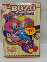 Vintage Bozo Valentines 48 Cards Paper Magic Group Valentines - £74.74 GBP