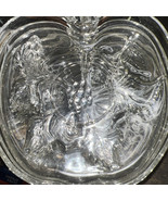 Vintage Hazel Atlas Apple Blossom Snack Plate Set Of 5  5.5” Wide - £18.68 GBP