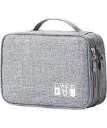 Travel Cable Organizer Bag, Electronic Accessories Case Portable Double,... - $43.79 CAD