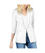 INC Women Petite PP Bright White Notched Collar 3/4 Sleeve Blazer Jacket... - $730.18 MXN