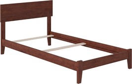 Afi Orlando Traditional Bed With Open Footboard And Turbo Charger, Twin, Walnut - £228.60 GBP