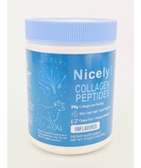 Nicely Collagen Peptides 20 Collagen Grass Fed Unflavored 13oz 12/27 - $16.95