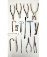 15 Antique Dental Extraction Tools Pliers Parkell/Udimcolite/White Mixed... - $197.99