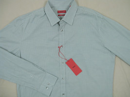 NEW NWT $175 Hugo by Hugo Boss Red Label Plaid Slim Fit Shirt!  XXL  *Stretch* - £80.36 GBP