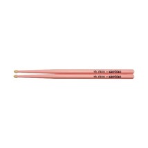 Vic Firth Kidsticks American Hickory Wood Tip Drumstick - Pink Finish  - £18.55 GBP