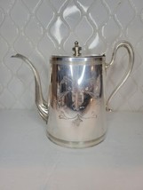 Vtg Coffee Tea Pot Taunton F B Rogers Silver Co 1883  Mass Quadruple 190. 1222 - £37.36 GBP