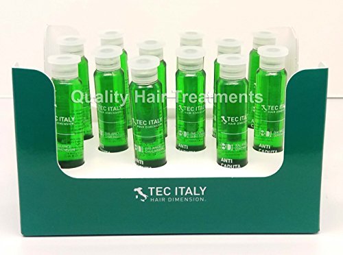 Tec Italy Hair Therapy Tonico AntiCaduta 12 Ampolletas de - 10 ml/0.33 oz