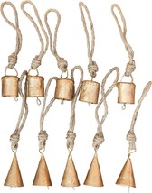 Handmade Decorative Tin Metal Craft Bells Home Décor Vintage Collectibles 10 Pcs - £8.03 GBP