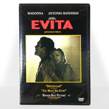 Evita (DVD, 1996, Widescreen)    Antonio Banderas   Madonna   Jonathan Pryce - £7.45 GBP