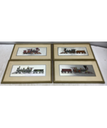 Robert Kern Historic Locomotive 4 Train Silver Foil Etch Thatcher Perkin... - $52.35