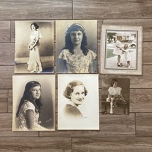 Antique Vintage Photo Lot Women Girl Toddler - £23.33 GBP