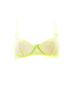 L&#39;agent By Agent Provocateur Womens Bra Bright Floral Elegant Green Size Uk 32B - £38.83 GBP