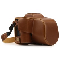 MegaGear Canon EOS M50 Pu Leather Camera Case, Light Brown (MG1448) - $52.99