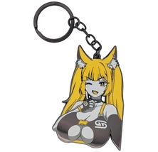 GamerSupps GG Metal Frisky Kitty Waifu Keychain IN HAND!! READY TO SHIP!! - $29.99