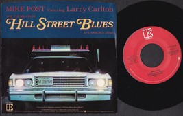 Mike Post &amp; Larry Carlton 45 RPM &amp; PS - Hill Street Blues Theme / Aaron&#39;s Tune - £9.59 GBP