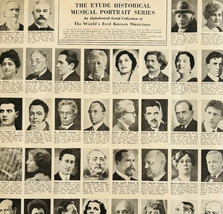 1936 Etude Musical Portrait Series Advertisement Best Opera Classical DWJJ3 - $29.99