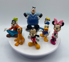 Classic Disney Mickey Mouse Cake Toppers PVC Figures Minnie Donald Duck Goofy - £11.41 GBP