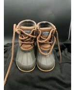 Sperry Port Duck Boot Boys Toddler 6M Water Resistant Rain Mud Boots Out... - $23.60 CAD