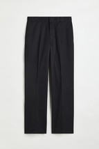 Divided by H&amp;M Women Black Creased Chinos size 10 NEW w/ TAGS - £15.62 GBP